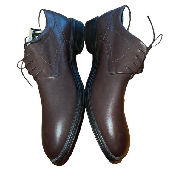 Clarks Men Chilver Walk Leather Shoes 12 Brown Goretex Lace Up Oxford Solid NEW main image 6